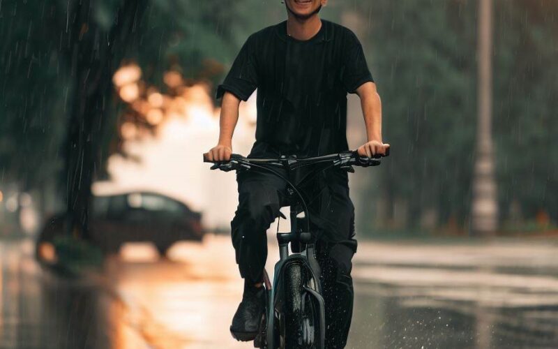 Czy rowerem elektrycznym można jeździć w deszczu?