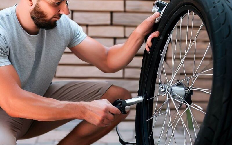 Jak napompować koło w rowerze